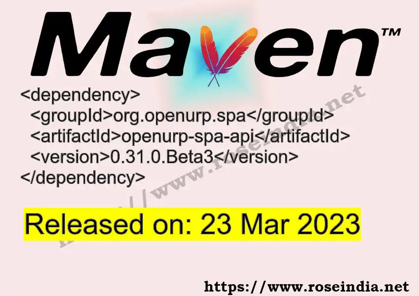 Maven dependency for GROUP_ID - ARTIFACT_ID version VERSION_ID is released. Learn to use ARTIFACT_ID version VERSION_ID in Maven based Java projects