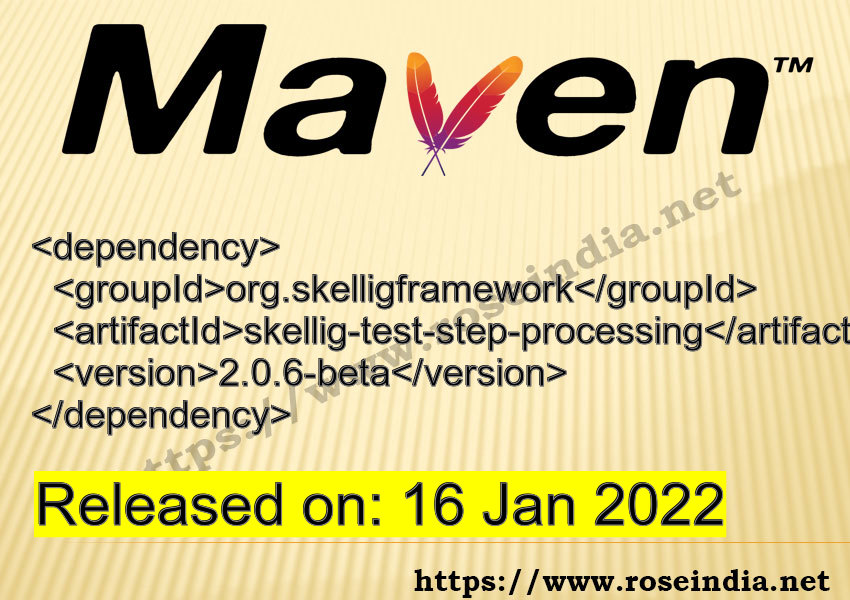Maven Dependency release