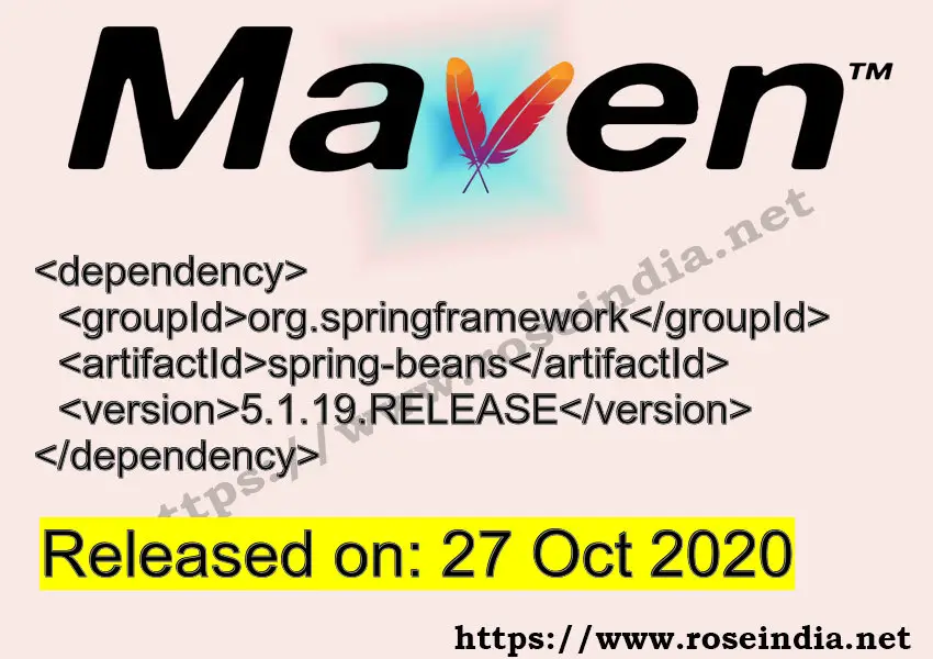 Maven Dependency release