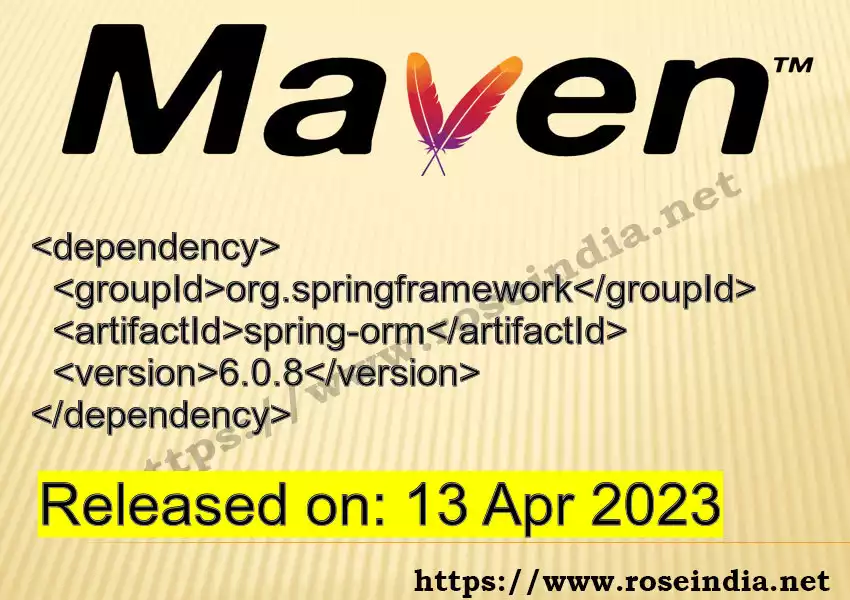 Maven dependency for GROUP_ID - ARTIFACT_ID version VERSION_ID is released. Learn to use ARTIFACT_ID version VERSION_ID in Maven based Java projects