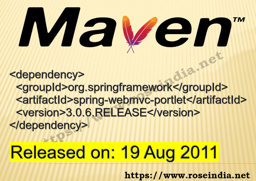 Maven Dependency release