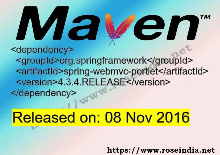 Maven dependency for  GROUP_ID - ARTIFACT_ID version VERSION_ID is released. Learn to use  ARTIFACT_ID version VERSION_ID in Maven based Java projects