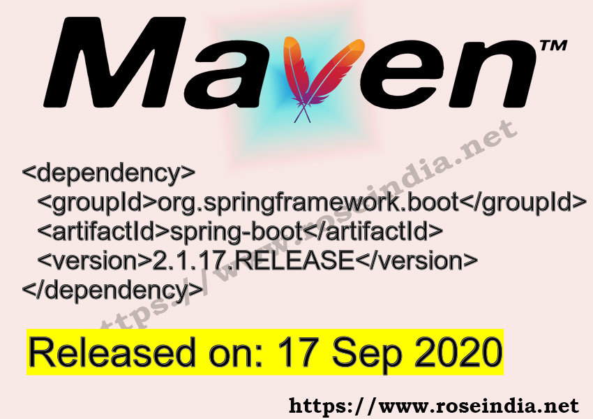 Maven Dependency release