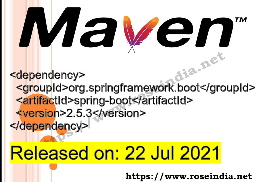 Maven Dependency release
