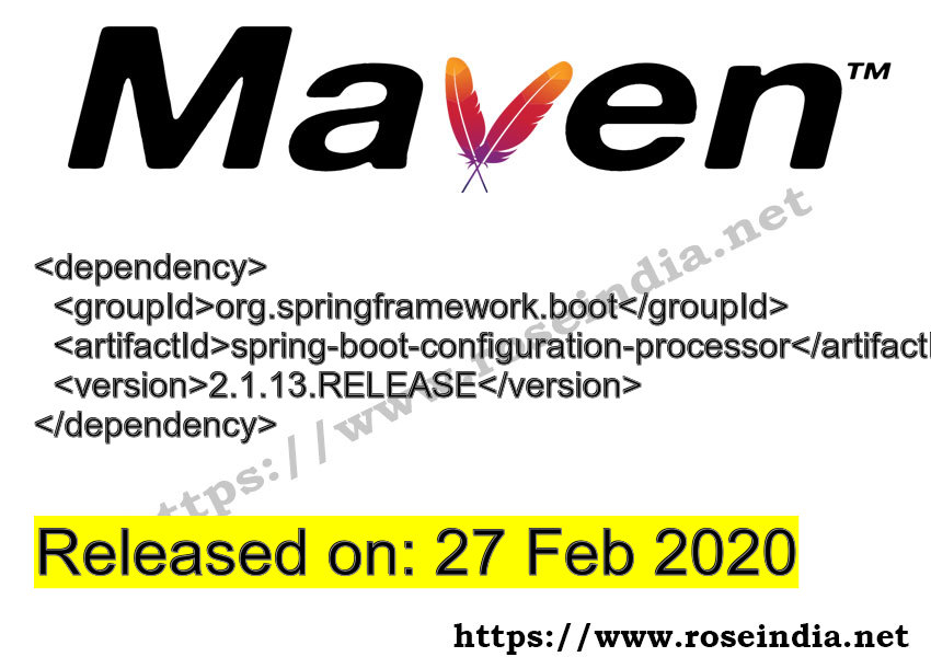 Maven Dependency release