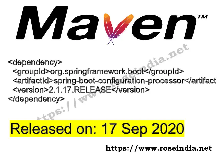 Maven Dependency release