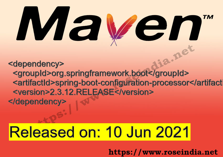 Maven Dependency release