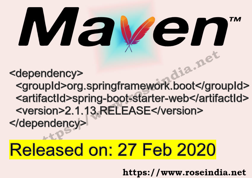 Maven Dependency release