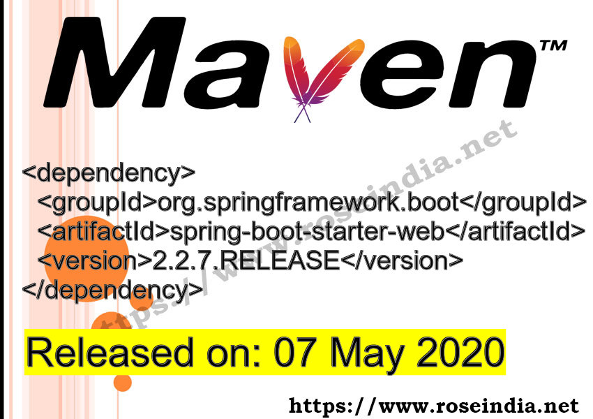 Maven Dependency release