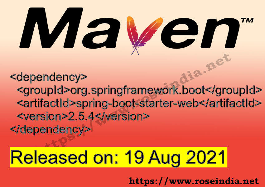 Maven Dependency release