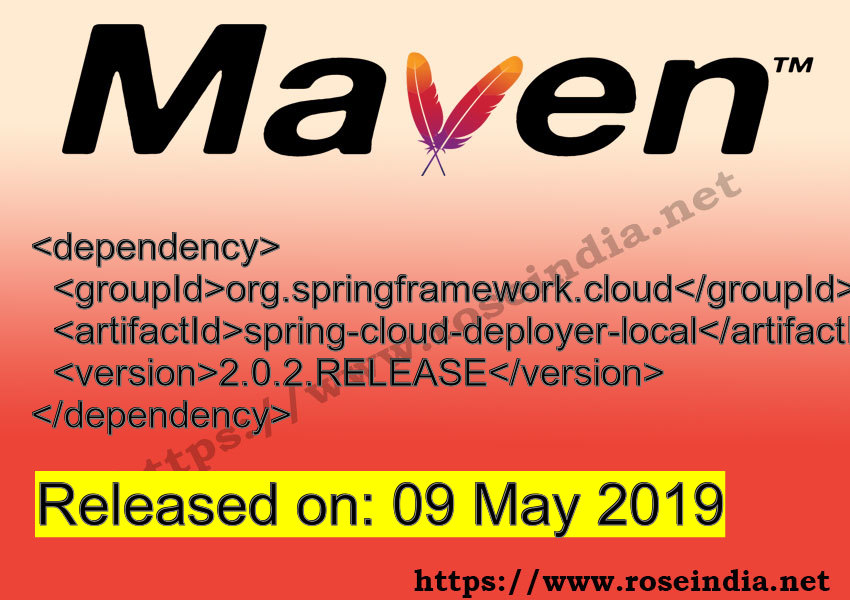 Maven Dependency release