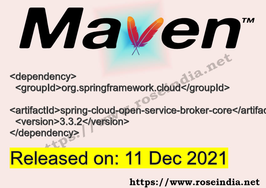 Maven Dependency release