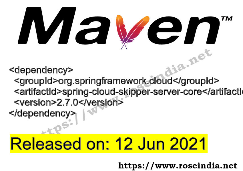 Maven Dependency release