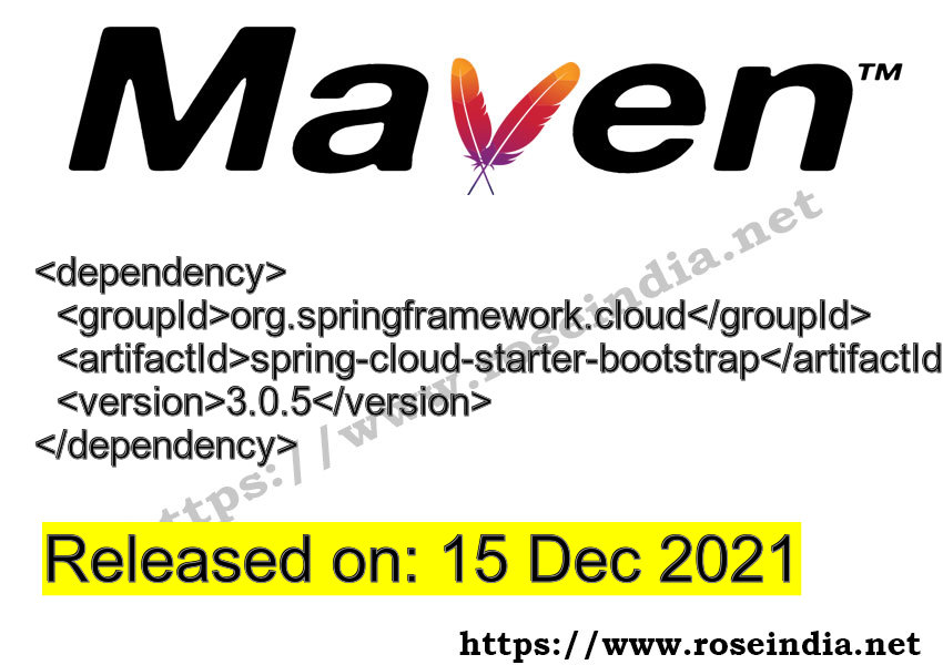 Maven Dependency release