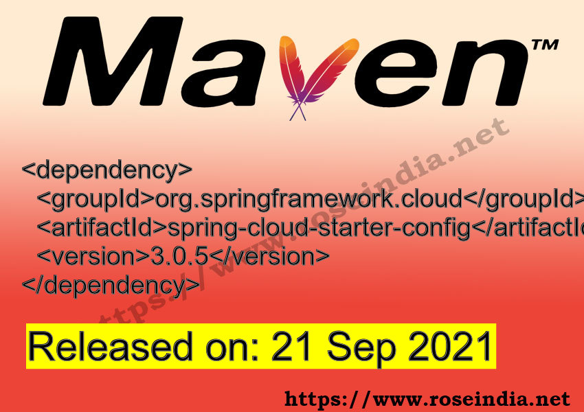 Maven Dependency release