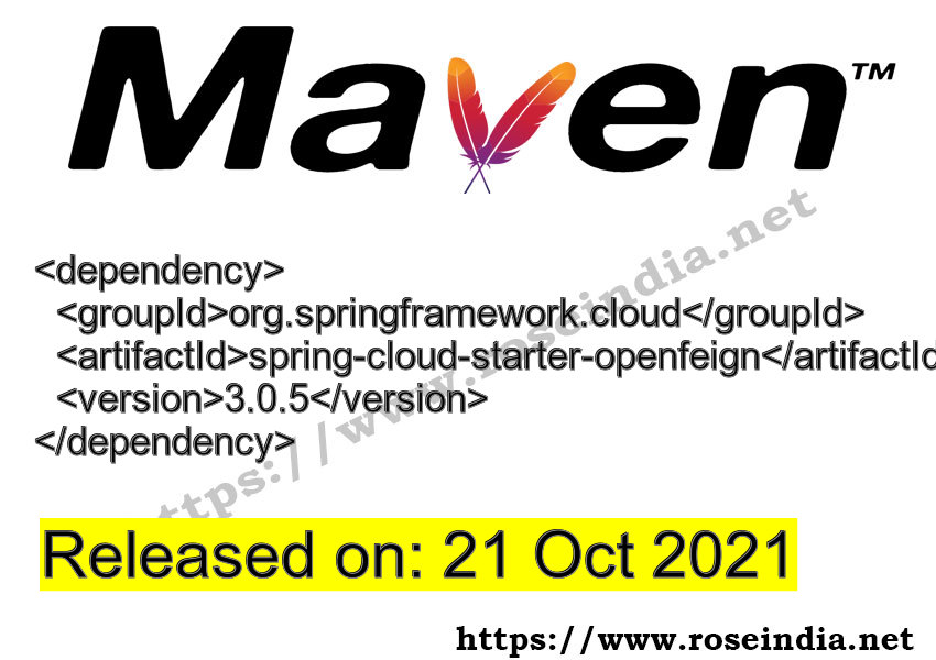 Maven Dependency release