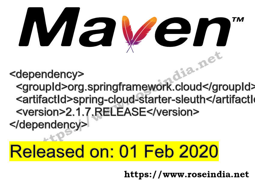 Maven Dependency release