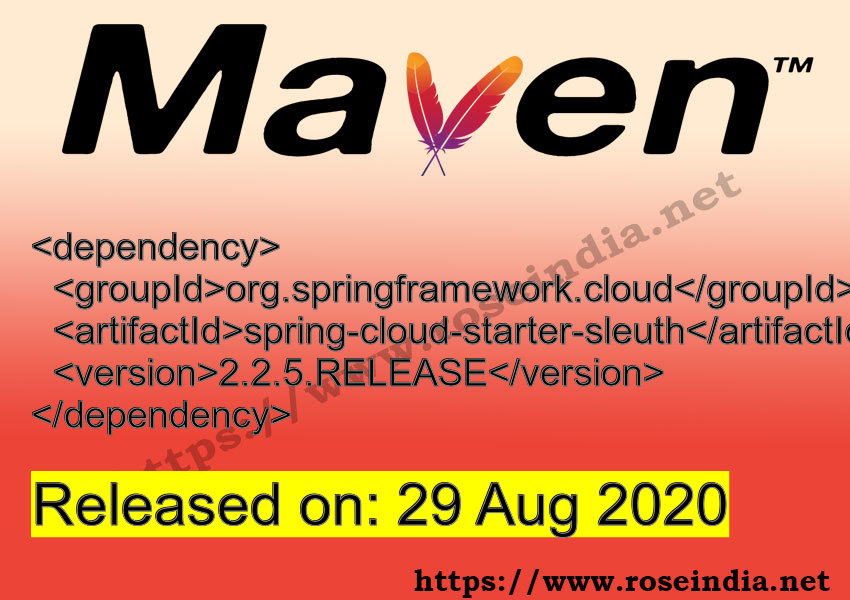 Maven Dependency release