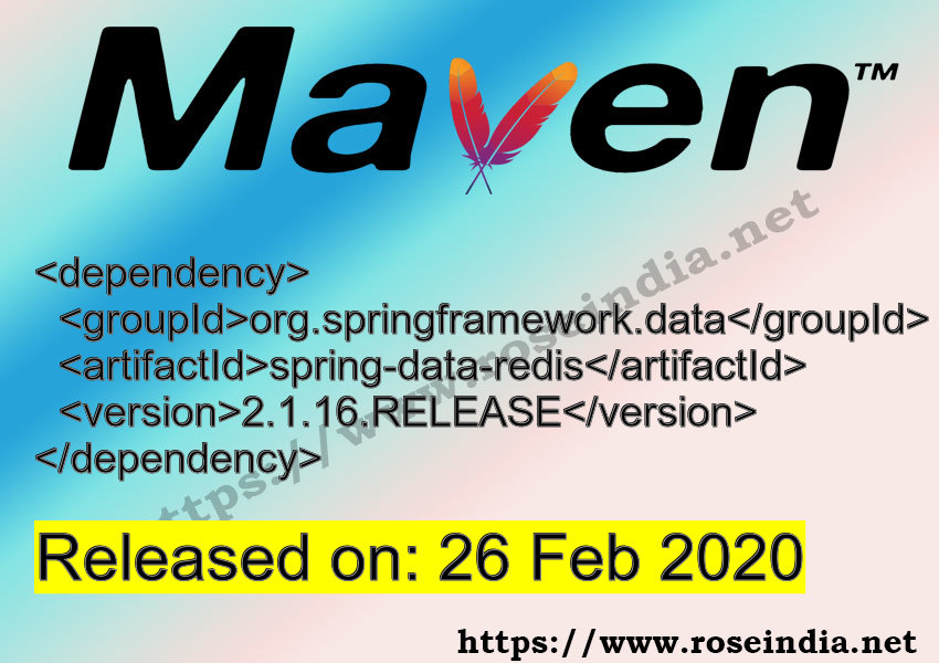 Maven Dependency release