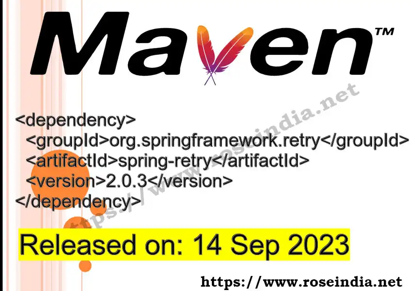 Maven dependency for GROUP_ID - ARTIFACT_ID version VERSION_ID is released. Learn to use ARTIFACT_ID version VERSION_ID in Maven based Java projects