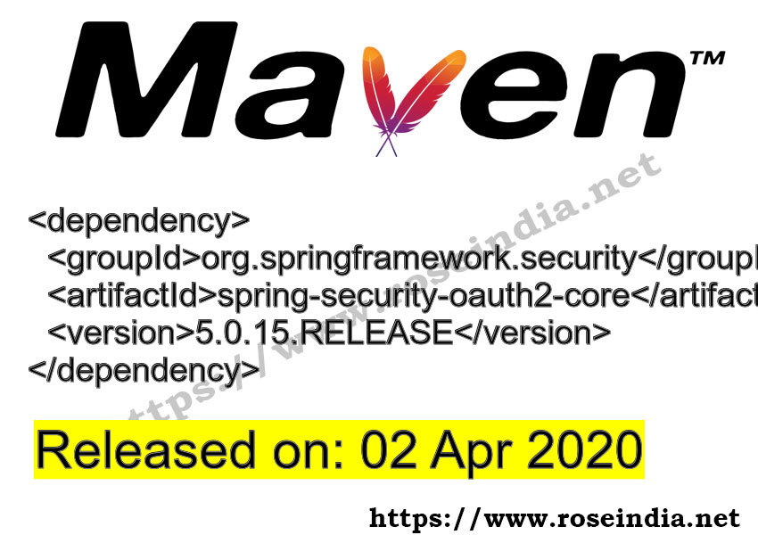 Maven Dependency release