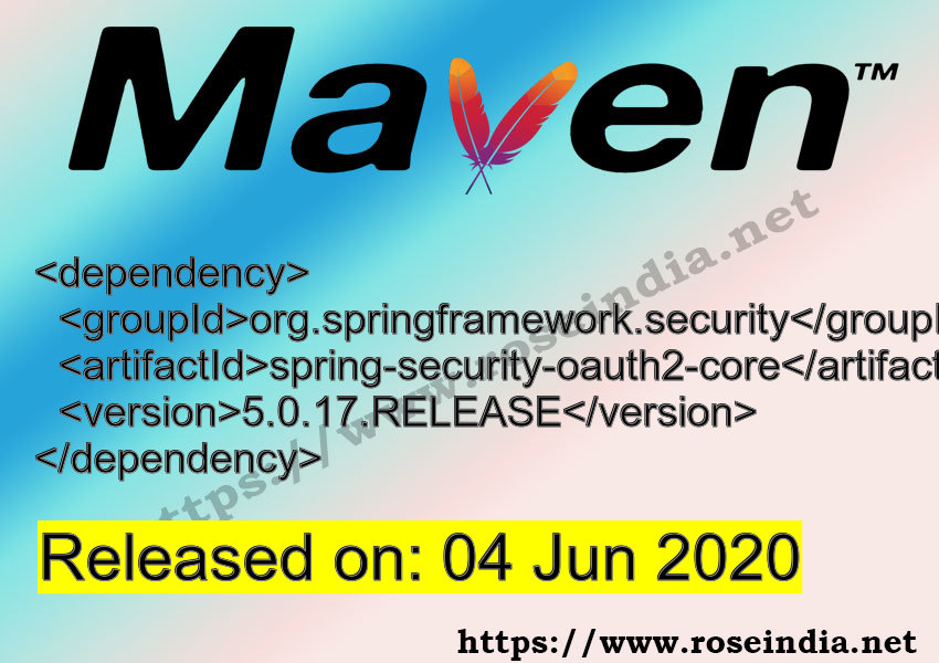 Maven Dependency release