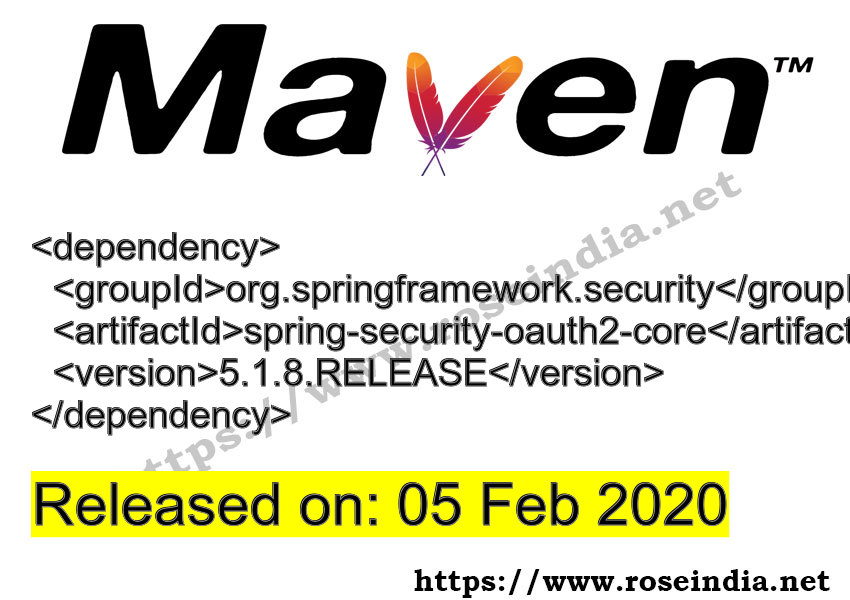 Maven Dependency release
