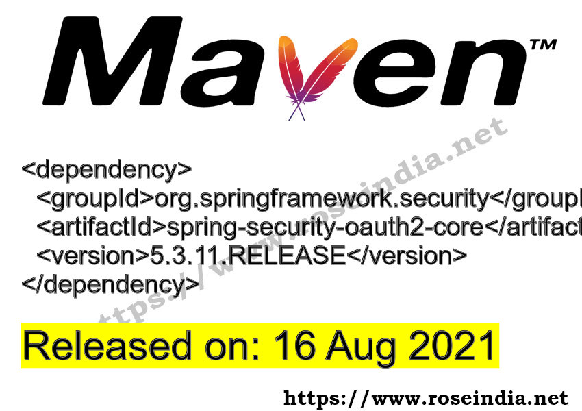Maven Dependency release