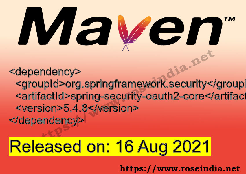 Maven Dependency release