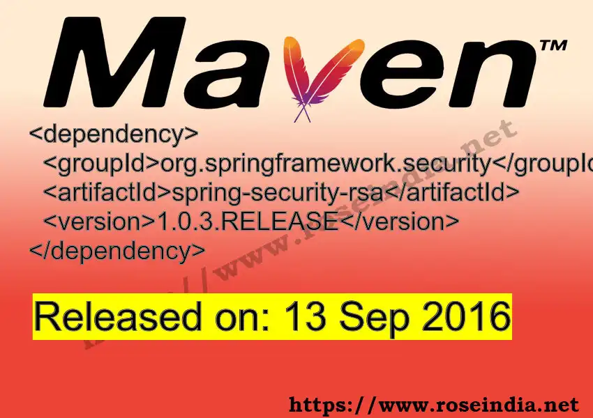 Maven dependency for GROUP_ID - ARTIFACT_ID version VERSION_ID is released. Learn to use ARTIFACT_ID version VERSION_ID in Maven based Java projects