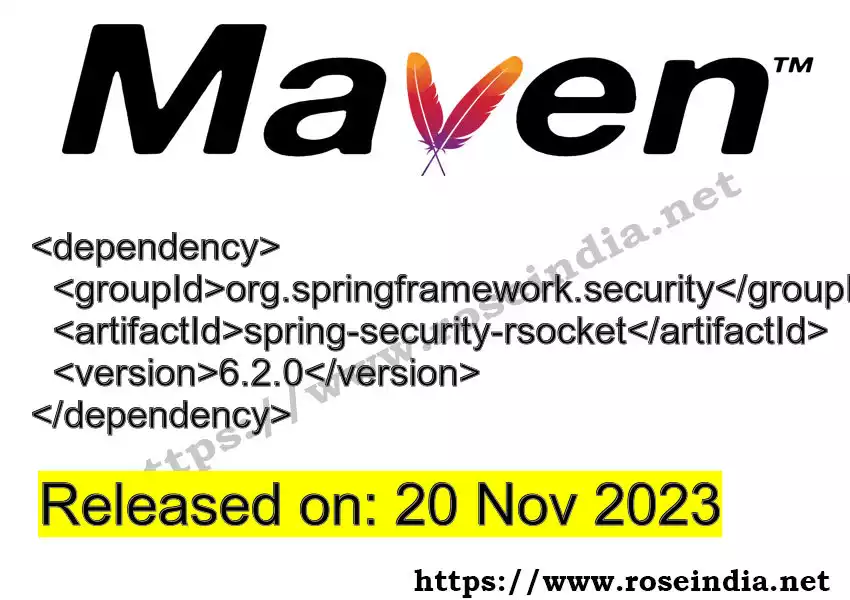 Maven dependency for GROUP_ID - ARTIFACT_ID version VERSION_ID is released. Learn to use ARTIFACT_ID version VERSION_ID in Maven based Java projects