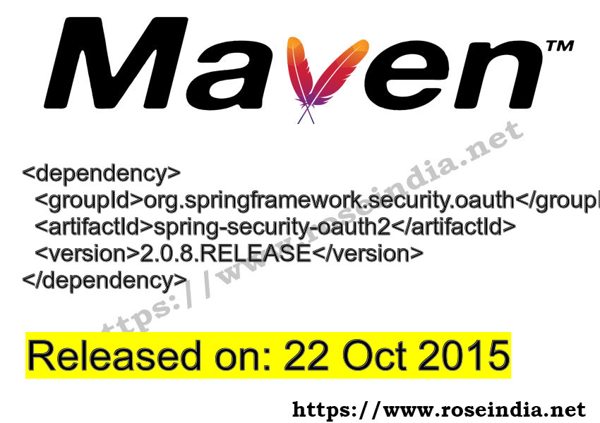 Maven Dependency release