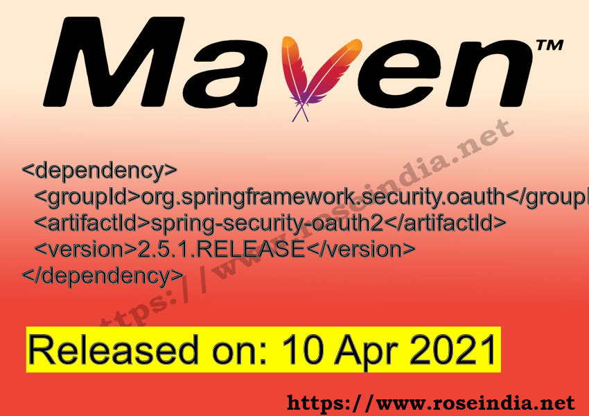 Maven Dependency release