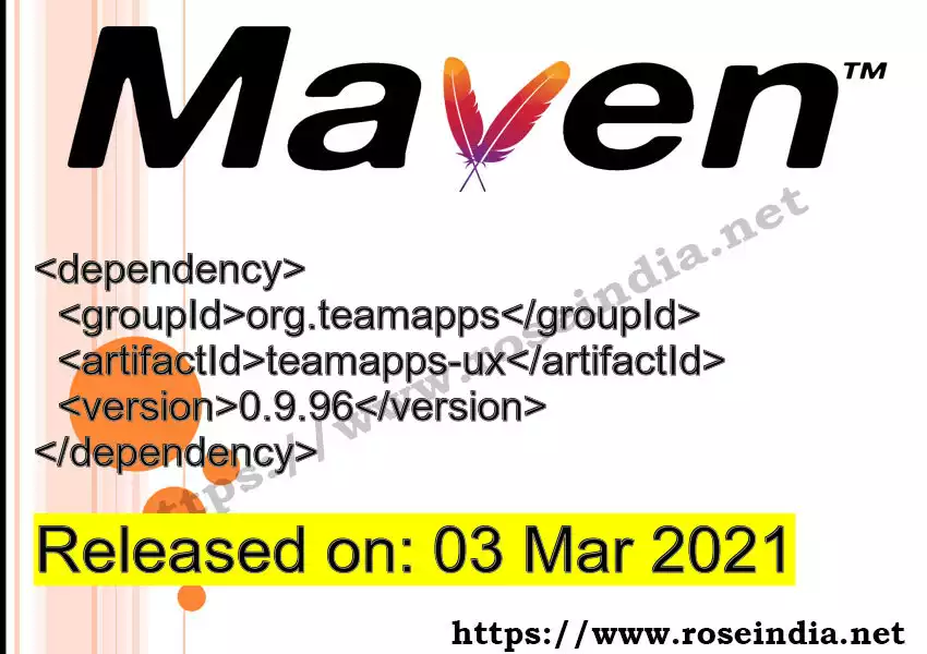 Maven dependency for GROUP_ID - ARTIFACT_ID version VERSION_ID is released. Learn to use ARTIFACT_ID version VERSION_ID in Maven based Java projects