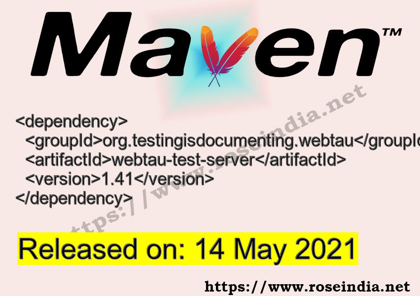 Maven Dependency release