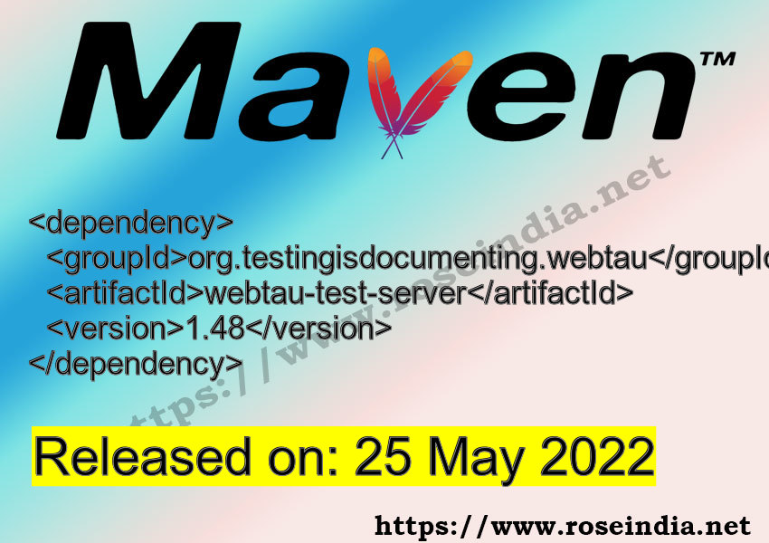 Maven Dependency release
