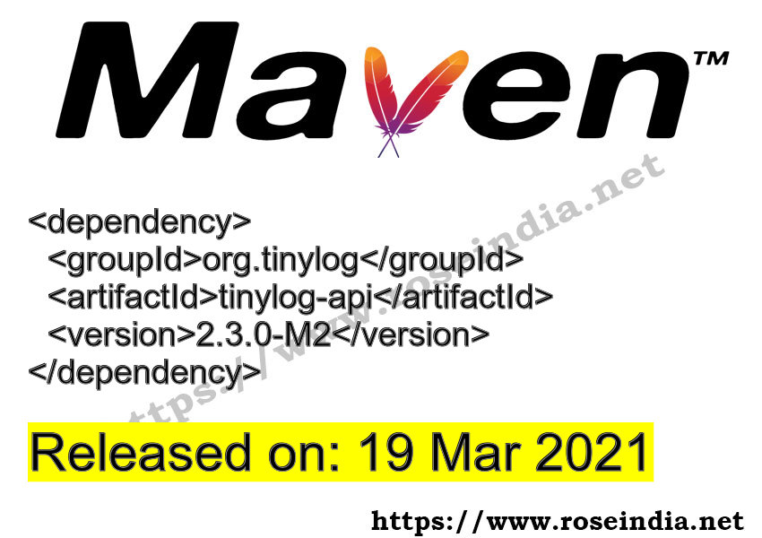 Maven Dependency release