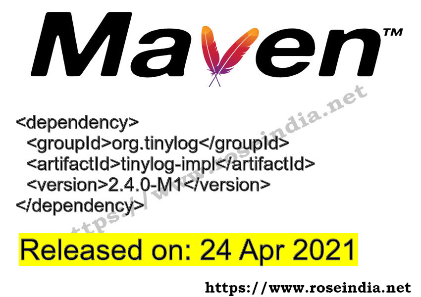 Maven Dependency release