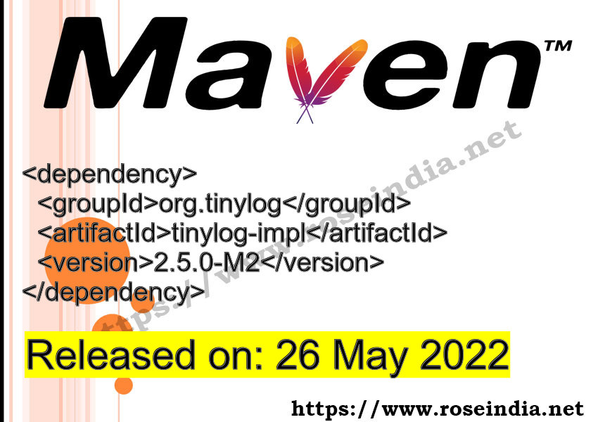 Maven Dependency release