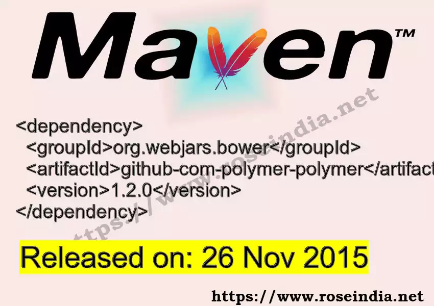 Maven dependency for GROUP_ID - ARTIFACT_ID version VERSION_ID is released. Learn to use ARTIFACT_ID version VERSION_ID in Maven based Java projects