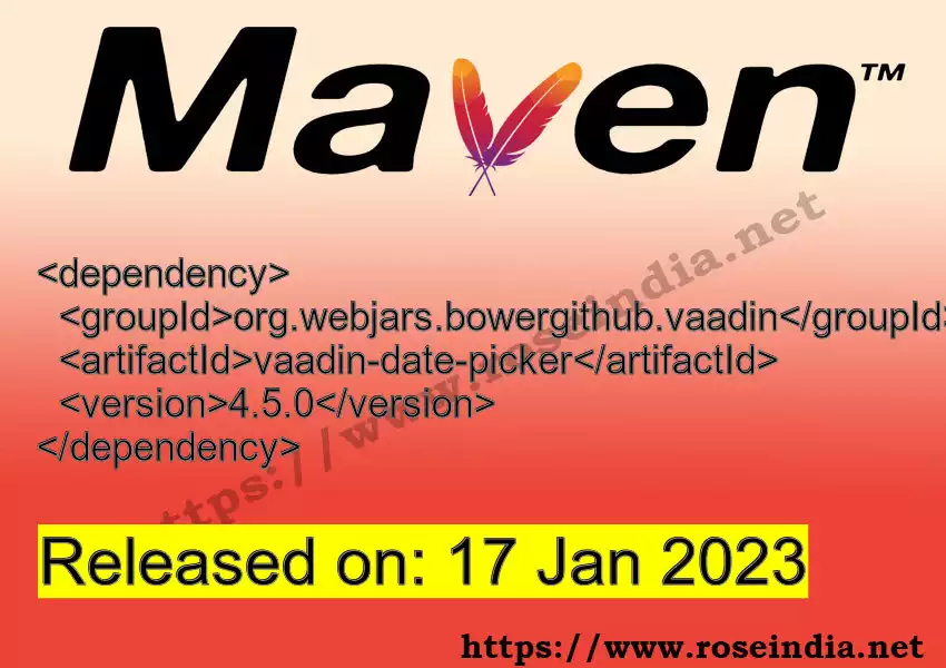 Maven dependency for GROUP_ID - ARTIFACT_ID version VERSION_ID is released. Learn to use ARTIFACT_ID version VERSION_ID in Maven based Java projects