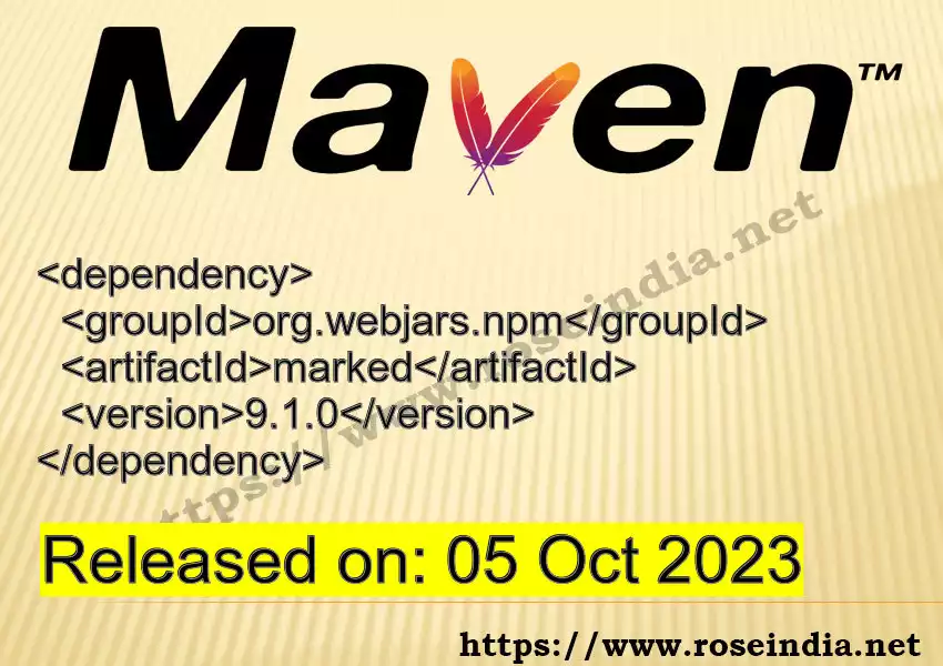 Maven dependency for GROUP_ID - ARTIFACT_ID version VERSION_ID is released. Learn to use ARTIFACT_ID version VERSION_ID in Maven based Java projects