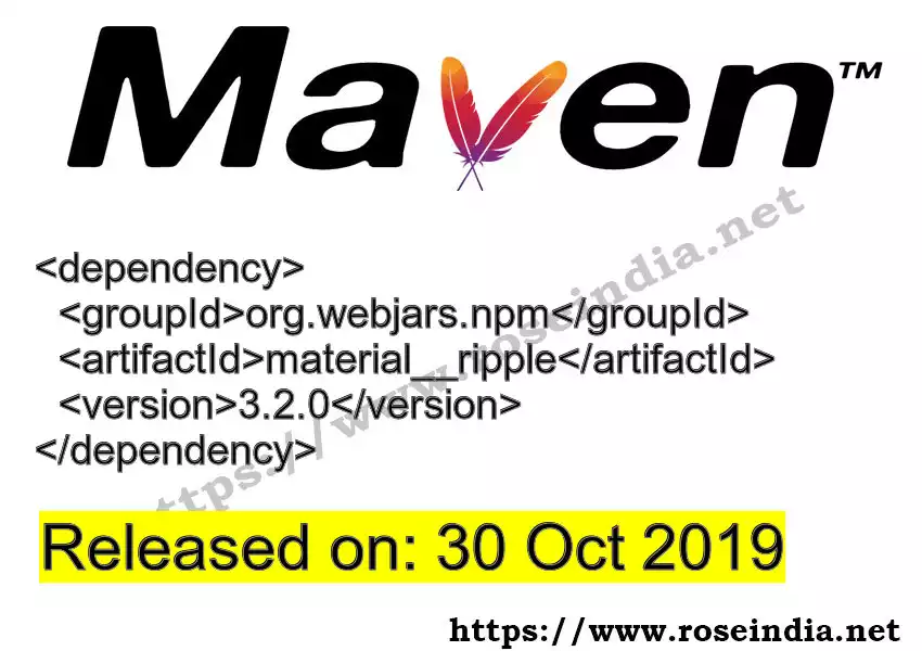 Maven dependency for GROUP_ID - ARTIFACT_ID version VERSION_ID is released. Learn to use ARTIFACT_ID version VERSION_ID in Maven based Java projects