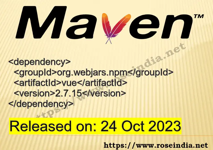 Maven dependency for GROUP_ID - ARTIFACT_ID version VERSION_ID is released. Learn to use ARTIFACT_ID version VERSION_ID in Maven based Java projects