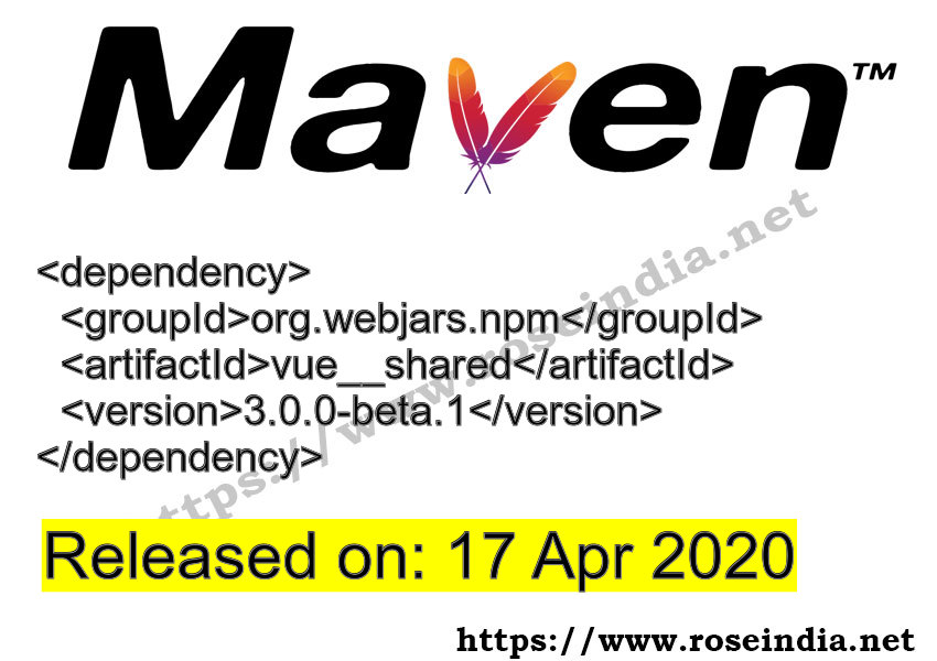 Maven Dependency release