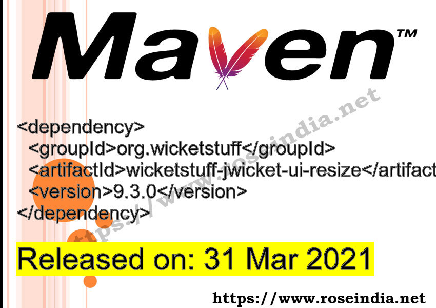 Maven Dependency release