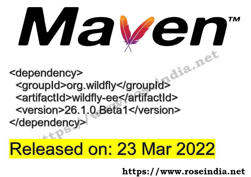 Maven Dependency release