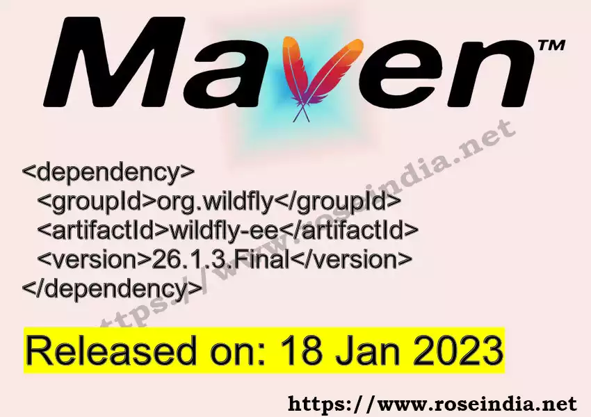 Maven dependency for GROUP_ID - ARTIFACT_ID version VERSION_ID is released. Learn to use ARTIFACT_ID version VERSION_ID in Maven based Java projects