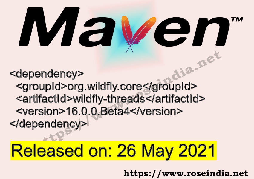 Maven Dependency release