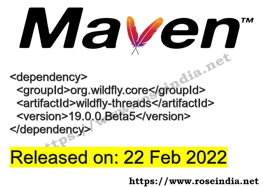 Maven Dependency release